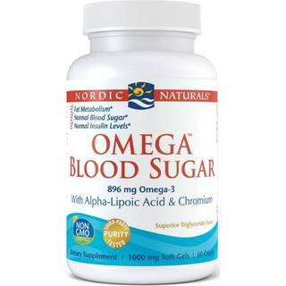 Omega Blodsukker, 896 mg - 60 bløde kapsler