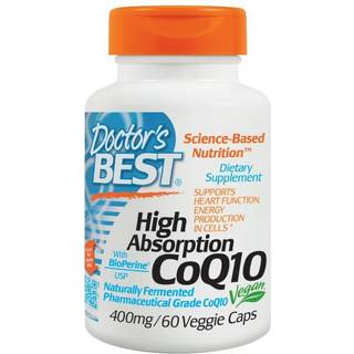 CoQ10 med høj absorption med BioPerine, 400mg - 60 vcaps