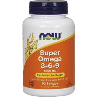 NOW Foods Super Omega 3-6-9 1200 mg bløde kapsler
