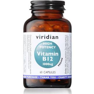 Viridian Nutrition High Potency B12 vitamin - 60 Kapsler