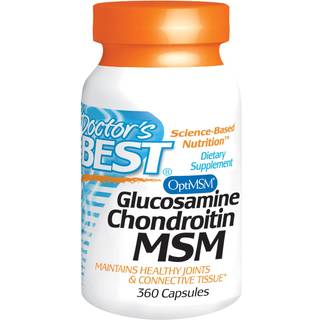Glucosamin Chondroitin MSM med OptiMSM - 360 kapsler