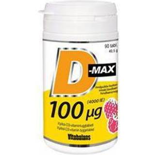 D-max, 100 µg - 90 tyggetabl.