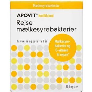 Apovit Rejse Mælkesyrebakterier 30 stk