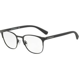 Emporio Armani Mand EA1059 3001 Optiske stel Metal Sort Transparent Rund Normal