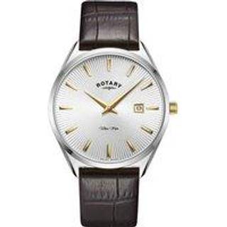 Rotary Ultra Slim GS08010/02 Brown Leather Strap Watch - W13135