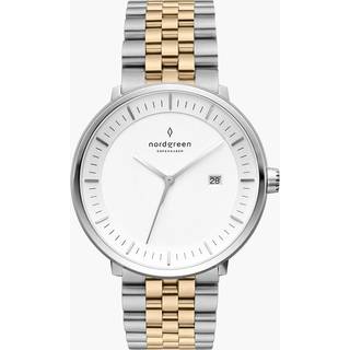 Nordgreen Philosopher 36 mm PH36SI5LSGXX - Dame - 36 mm - Analog - Quartz - Mineralglas