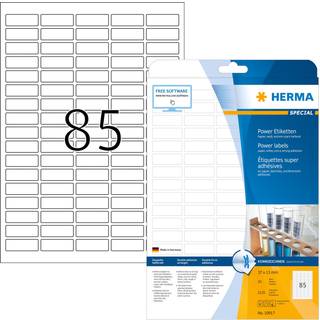 HERMA labels - matte - 2125 label(s) - 37 x 13 mm