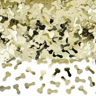 Tissemand konfetti, guld