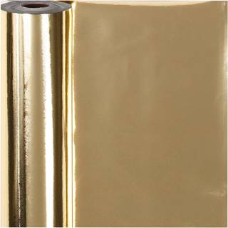 Elegant Guld Gavepapir - 50 cm x 100 m
