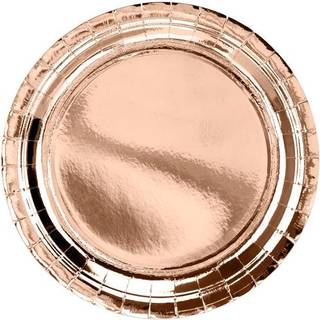 Tallerkener Roseguld - 6stk (23cm)