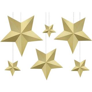 Guld dekoration stjerner