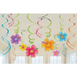 Hawaii spiraler med blomster