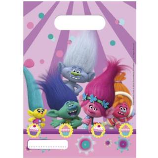 Trolls party poser 6 stk