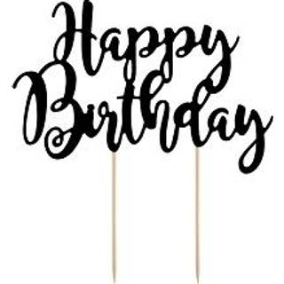 Kage topper "Happy Birthday" sort