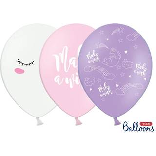 50 stk. Balloner 30 cm Enhjørning Mix – Farverige Latexdesigns til Magiske Fester