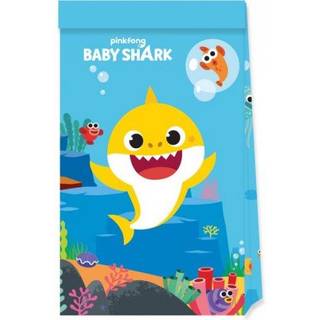 Baby Shark slikposer, 4 stk.