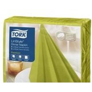 12 x Tork 478876 Linstyle servietter 39x39cm pistacie 50stk