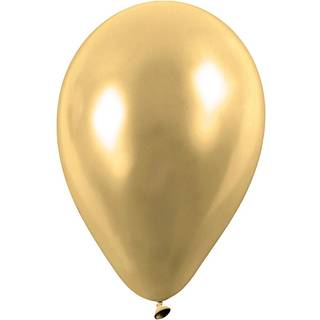 Guldballoner 23 cm - 8 stk. til festlige anledninger