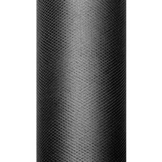 Tylbånd sort 15 cm x 9 meter - Elegant dekoration til bryllup og festligheder