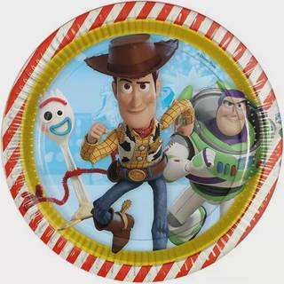 Toy Story paptallerkner 8 stk.