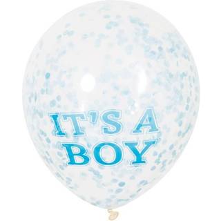 It´s a Boy konfetti balloner 6 stk.