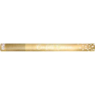 Konfettirør Guld Metallic Hjerter 60 cm – skab en uforglemmelig festoplevelse