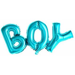 Folieballon Boy Lyseblå 11" x 26" - Perfekt til Baby Shower & Fødselsdagspynt