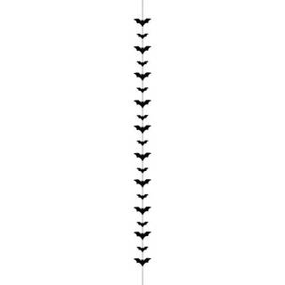 1,5m Guirlande med flagermus - Sort