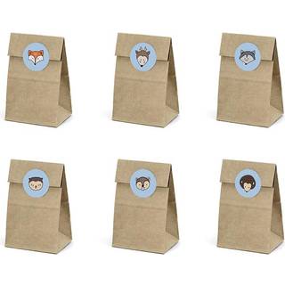 6 stk Slikposer natur m/labels