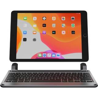 Brydge Tastatur (iPad 10.2) - Aluminium - Rymdgrå