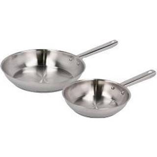 Funktion Endurance Stegepandesæt Rustfrit Stål - Uden Belægning - Ø20 + Ø28 cm.