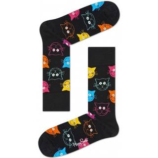 Happy Socks Cat Sock - Black pattern-2 - Str 41/46 * Kampagne *