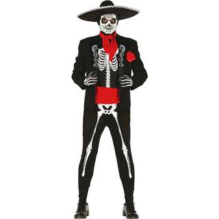 Mexicansk skelet kostume