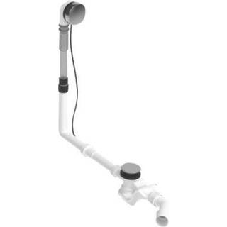 Duravit Universal af/overl.garniture krom l=650
