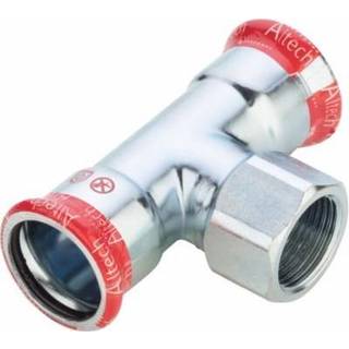 FZ press t-stykke med muffe 18-1/2''-18mm. Til varmesystemer. M-bakke