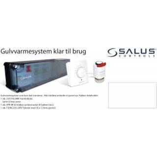 Salus gulvvarmesystem forparret sæt, klar til brug - 4 rum (kredse)