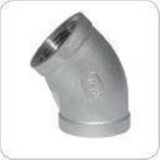 Vinkel 45° 1.4408, 20 bar 1 1/2 muffe/muffe
