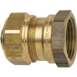 TA Komp. Overgang med muffe 1/2'' x 18x2,5 mm. Med støttebøsning til pex. Type TA 602