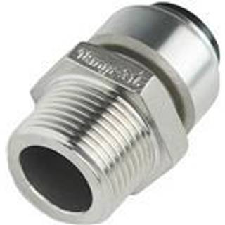 Roth Overgang rustfrit stål 15 mm x 1/2" nippel