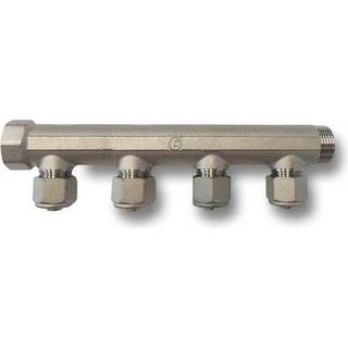 Pettinaroli fordelerrør messing tea 4 x 15 mm afgrening