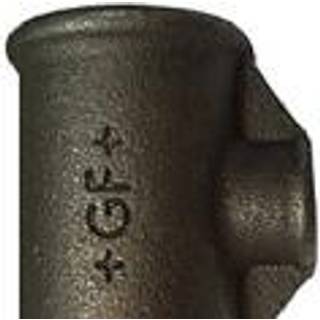 +GF+ tee 90° sort reduceret 1 1/4-3/8''
