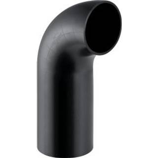 Geberit PE-HD afløbsbøjning 90° 90mm langt ben ku