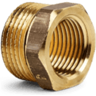Nippelmuffe 1/2"-1/8" messing