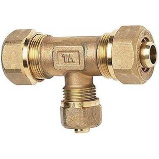 TA kompressionstee 22x3,0 mm x 15x2,5 mm til pex