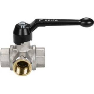Delta kuglehane 3/8'' L-boret 3-vejs