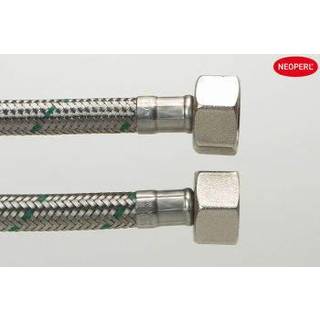 Neoperl Softpex tilslutningsslange. 2000 mm - 1/2 inc x 1/2 inc Rustfri flet.