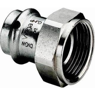 Viega Sanpress Inox tilslutningsforskruning 18 mm x 3/4" rustfrit stål