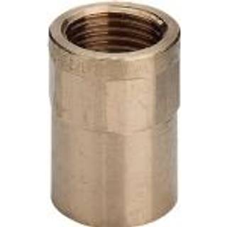 Viega Overgang muffe/muffe 15 mm x 1/2" rødgods