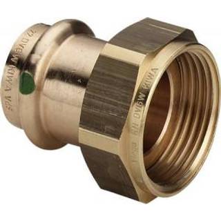 Viega Sanpress tilslutningsforskruning 18 mm x 3/4" rødgods