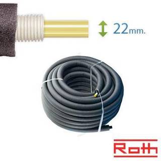 Roth multipex isoleret rør 22mm - rulle á 60 mtr.